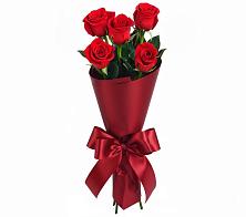 Букет 5 Красных роз Эдлесс Лав во Фряново