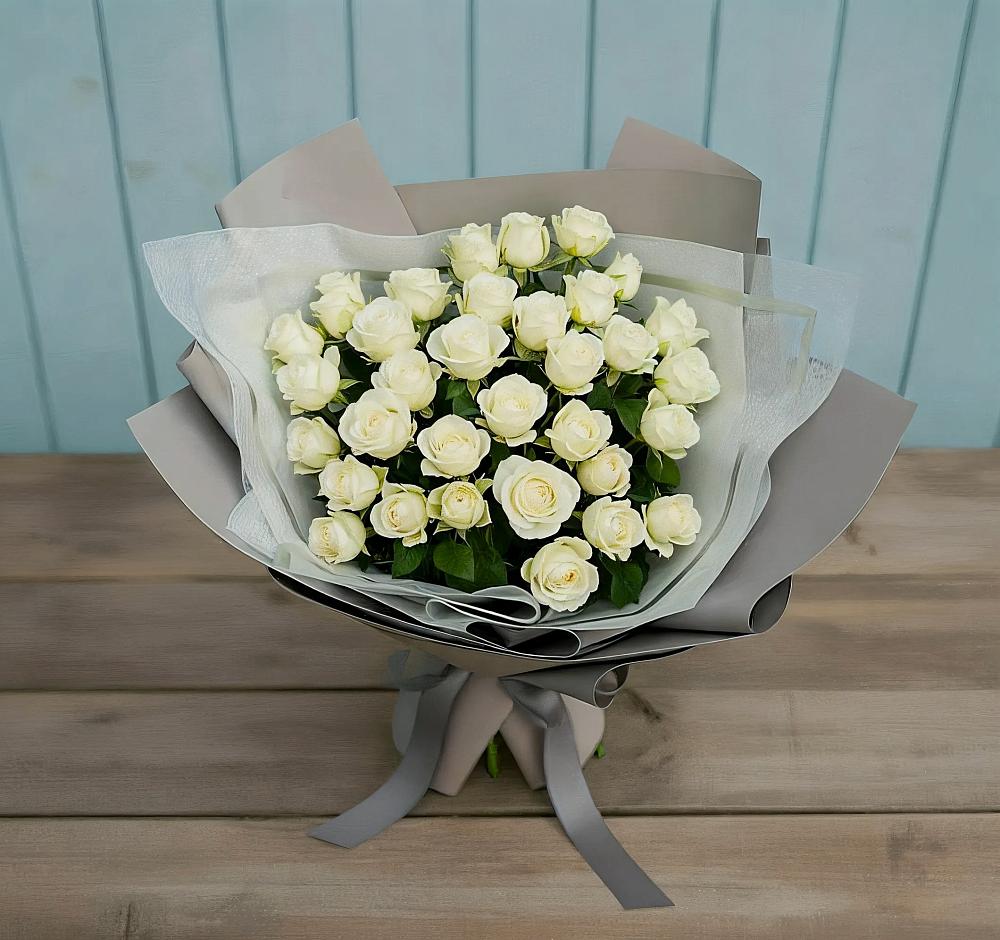 Букет Белоснежная нежность во Фряново