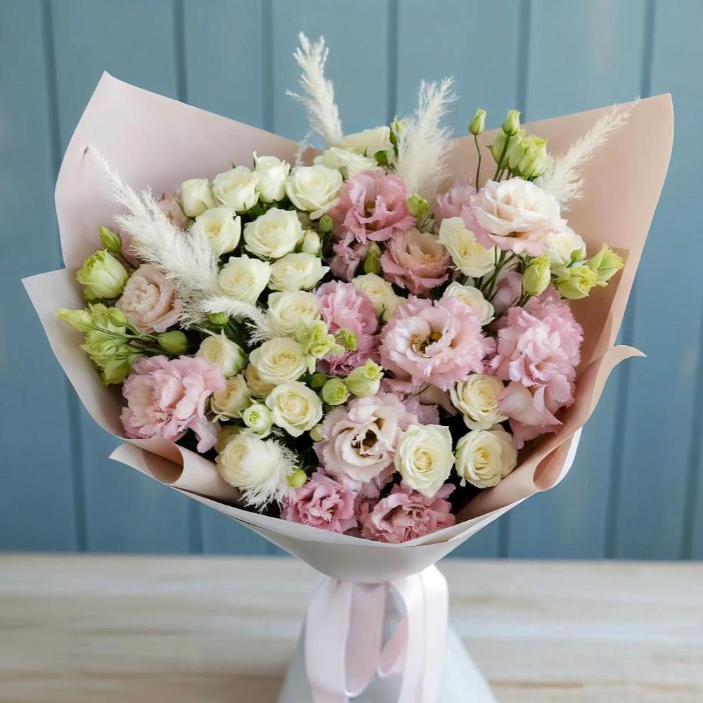 Букет цветов из: Альстромерии и Розы во Фряново