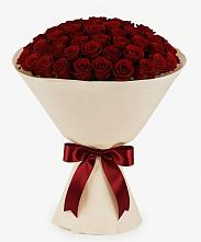 Букет 101 Бордовая роза Блэк Бакарра во Фряново