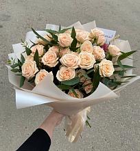 Букет Кремовые розы Латте #REPLACE_PRED# Фряново