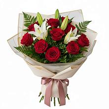 Букет цветов из:  Лилии и Розы во Фряново