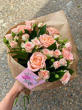 Букет цветов из:  Розы #REPLACE_PRED# Фряново