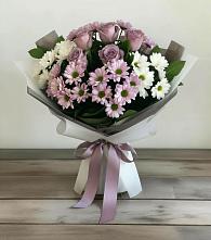 Букет цветов из:  Хризантемы и Розы во Фряново
