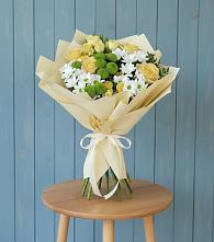 Букет цветов из:  Хризантемы и Розы во Фряново