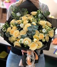 Букет цветов из:  Розы и Лизиантусы #REPLACE_PRED# Фряново
