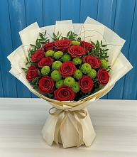 Букет цветов из:  Розы и Хризантемы во Фряново