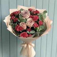 Букет цветов из:  Гвоздики и Розы #REPLACE_PRED# Фряново